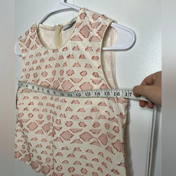 Becken - Copper & Ivory embroidered tank top - size 2 - Picture 8 of 8